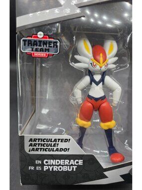 Pokémon Cinderace Action Figure Trainer Team Series 9 Articulated New